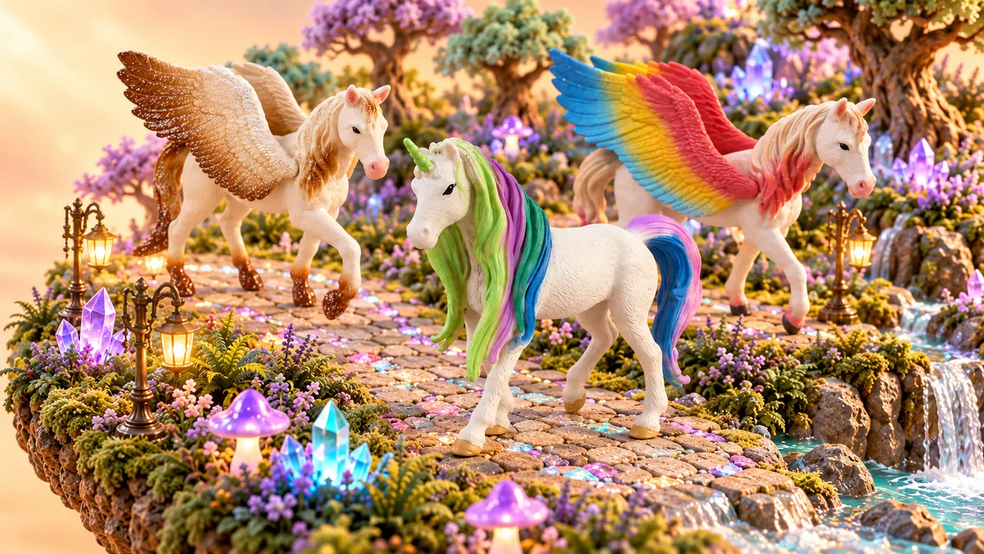 Magical Horses: Unicorns and winged horses